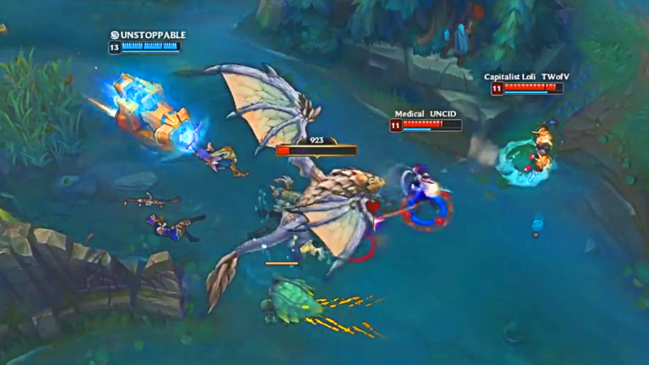 【搞笑LOL】这种抢龙的姿势你见过吗 赛恩:我只是路过